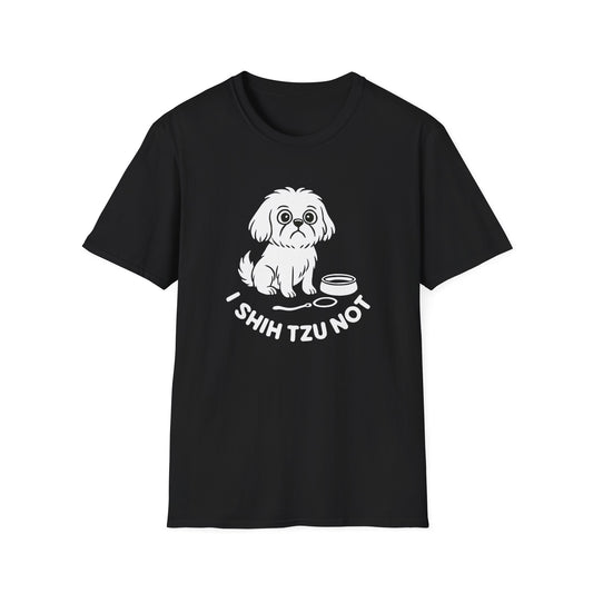 Shih Tzu Not Unisex Softstyle T-Shirt | Funny Dog Lover Tee, Pet Owner Gift, Casual Wear, Gift for Dog Lovers, Cute Animal Shirt