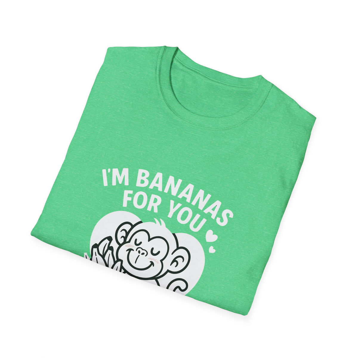 Monkey T-Shirt - 'I'm Bananas For You' Softstyle Tee