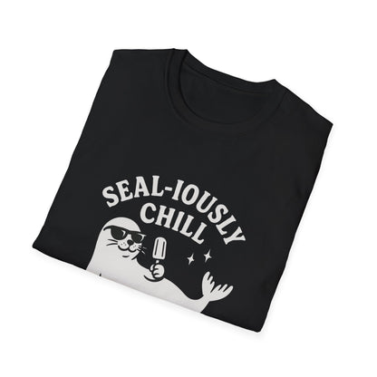 Seal T-Shirt - 'Sealiously Chill' Softstyle Tee