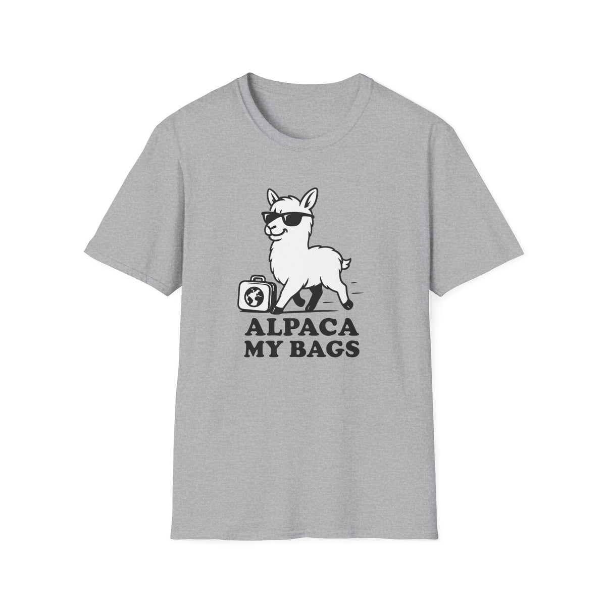 Alpaca T-Shirt - 'Alpaca My Bags' Softstyle Tee