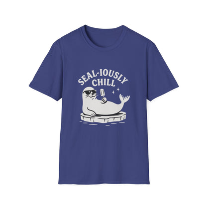 Seal T-Shirt - 'Sealiously Chill' Softstyle Tee