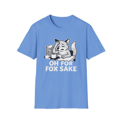 Fox T-Shirt - 'Oh For Fox Sake' Softstyle Tee