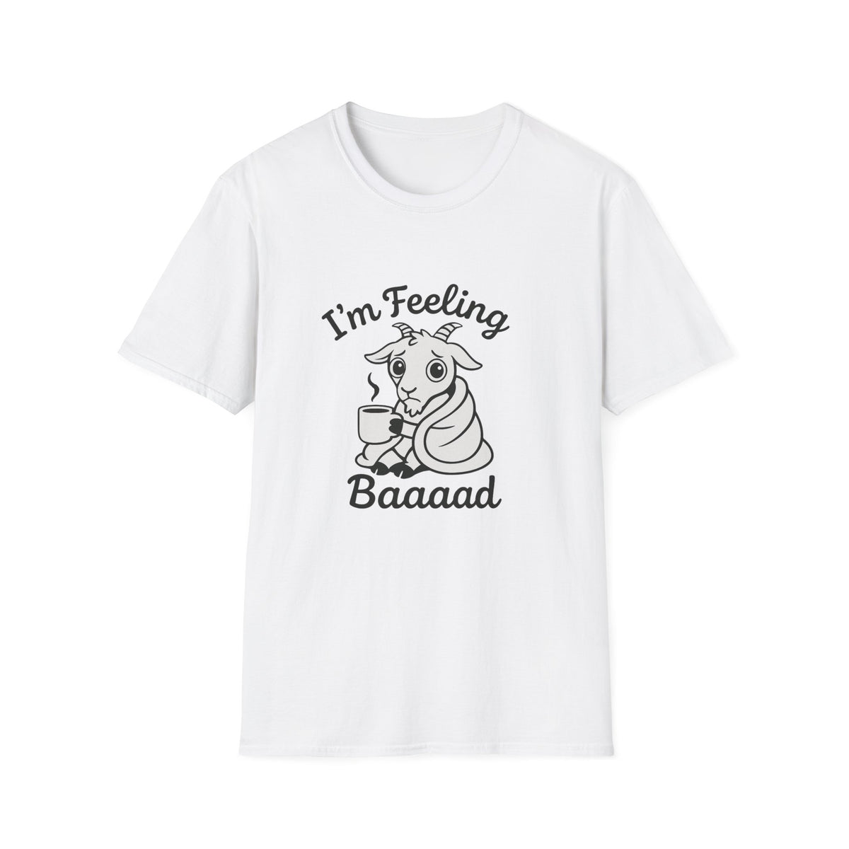 Goat T-Shirt - 'I'm Feeling Baaad' Softstyle Tee