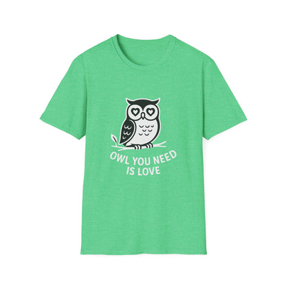 Owl T-Shirt - 'Owl You Need is Love' Softstyle Tee