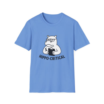 Hippo T-Shirt - 'Hippo-Critical' Softstyle Tee