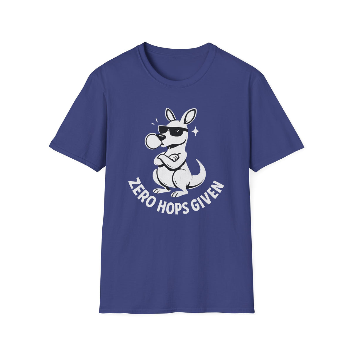 Kangaroo T-shirt - 'Zero Hops Given Tee' Softstyle Tee
