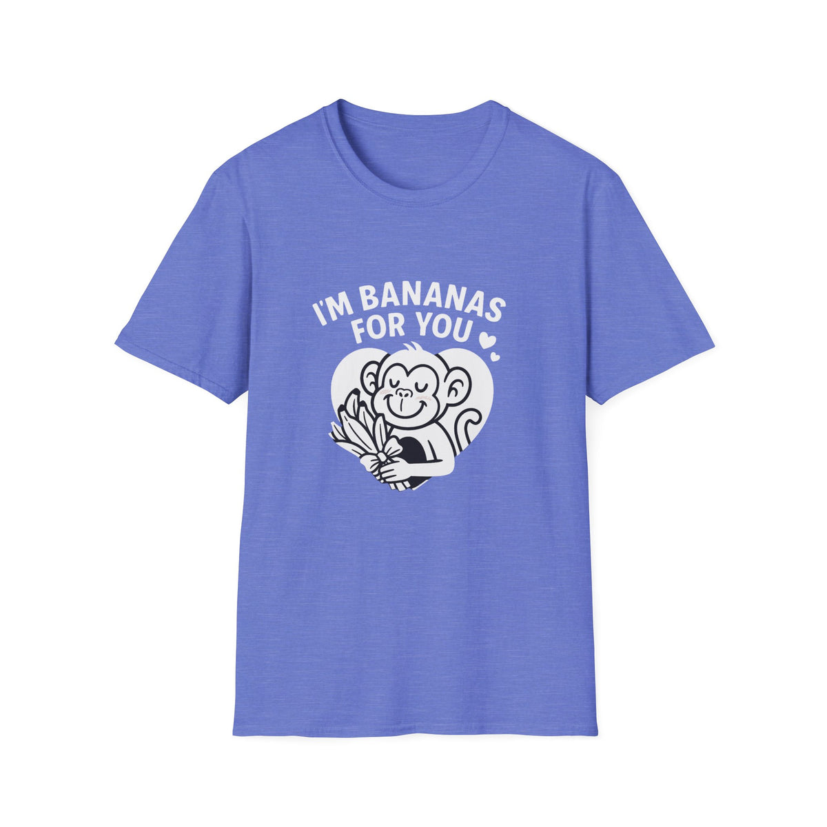 Monkey T-Shirt - 'I'm Bananas For You' Softstyle Tee