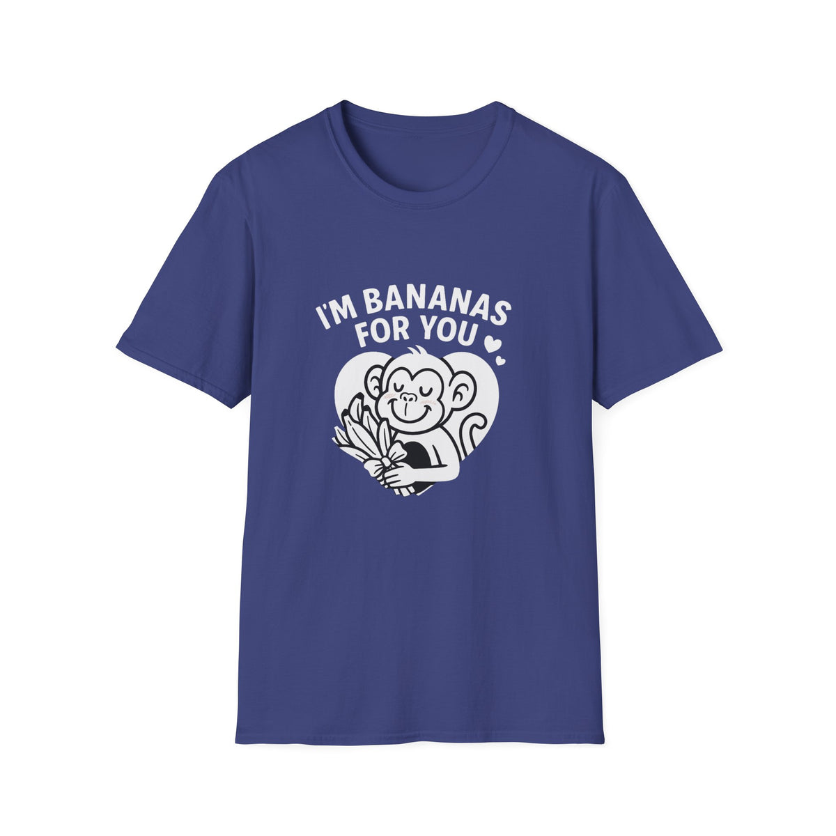 Monkey T-Shirt - 'I'm Bananas For You' Softstyle Tee