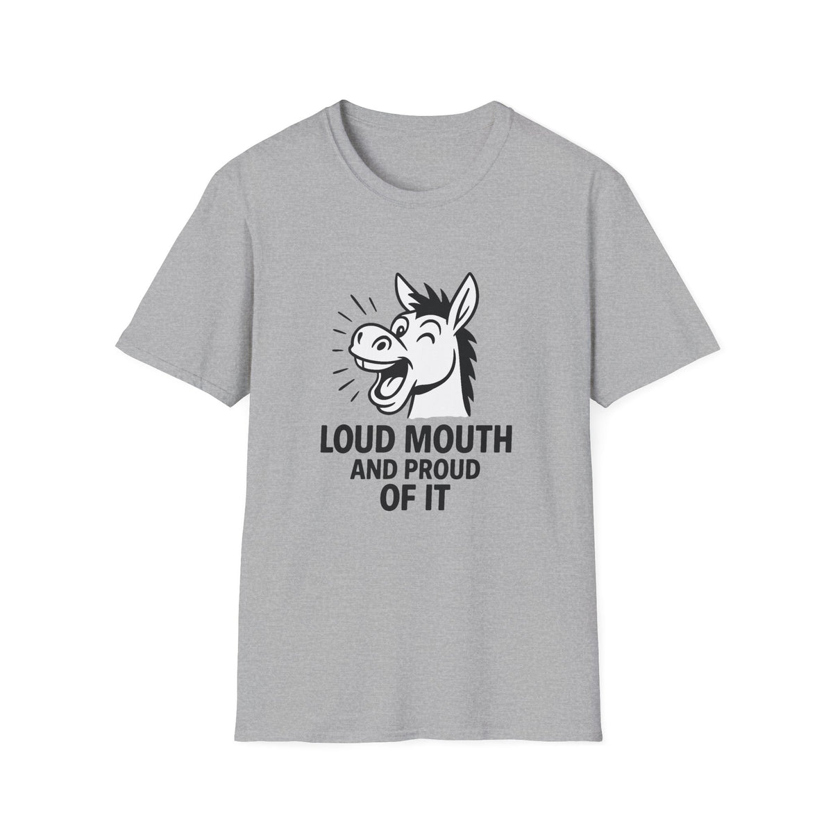 Horse T-Shirt - 'Loud Mouth' Softstyle Tee