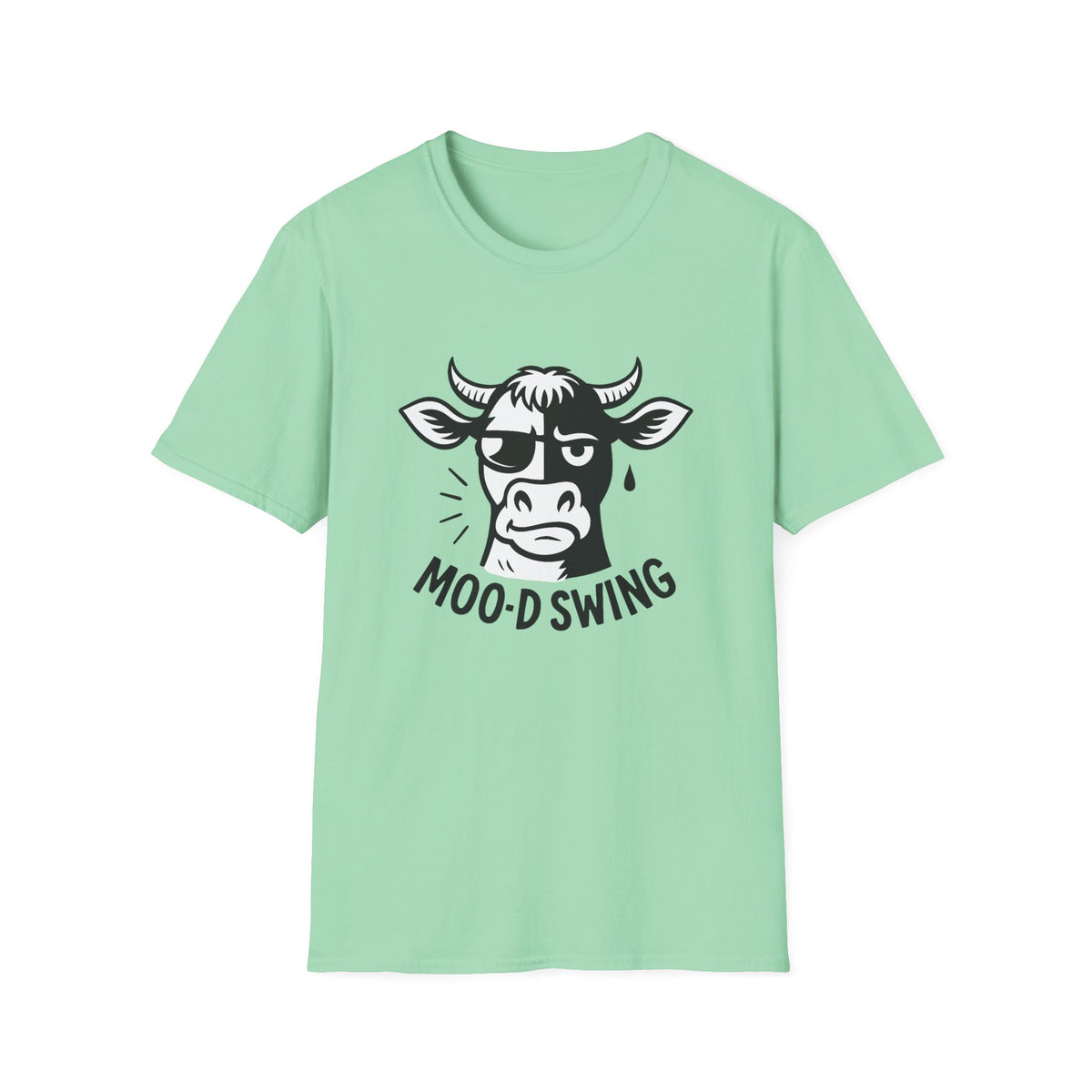 Cow T-Shirt - 'Moo-D Swing' Softstyle Tee