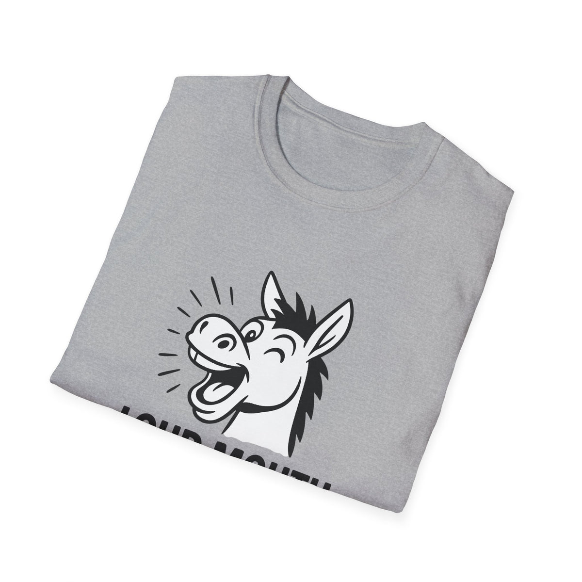 Horse T-Shirt - 'Loud Mouth' Softstyle Tee