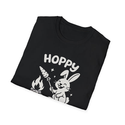 Rabbit T-Shirt - 'Hoppy Camper' Softstyle Tee