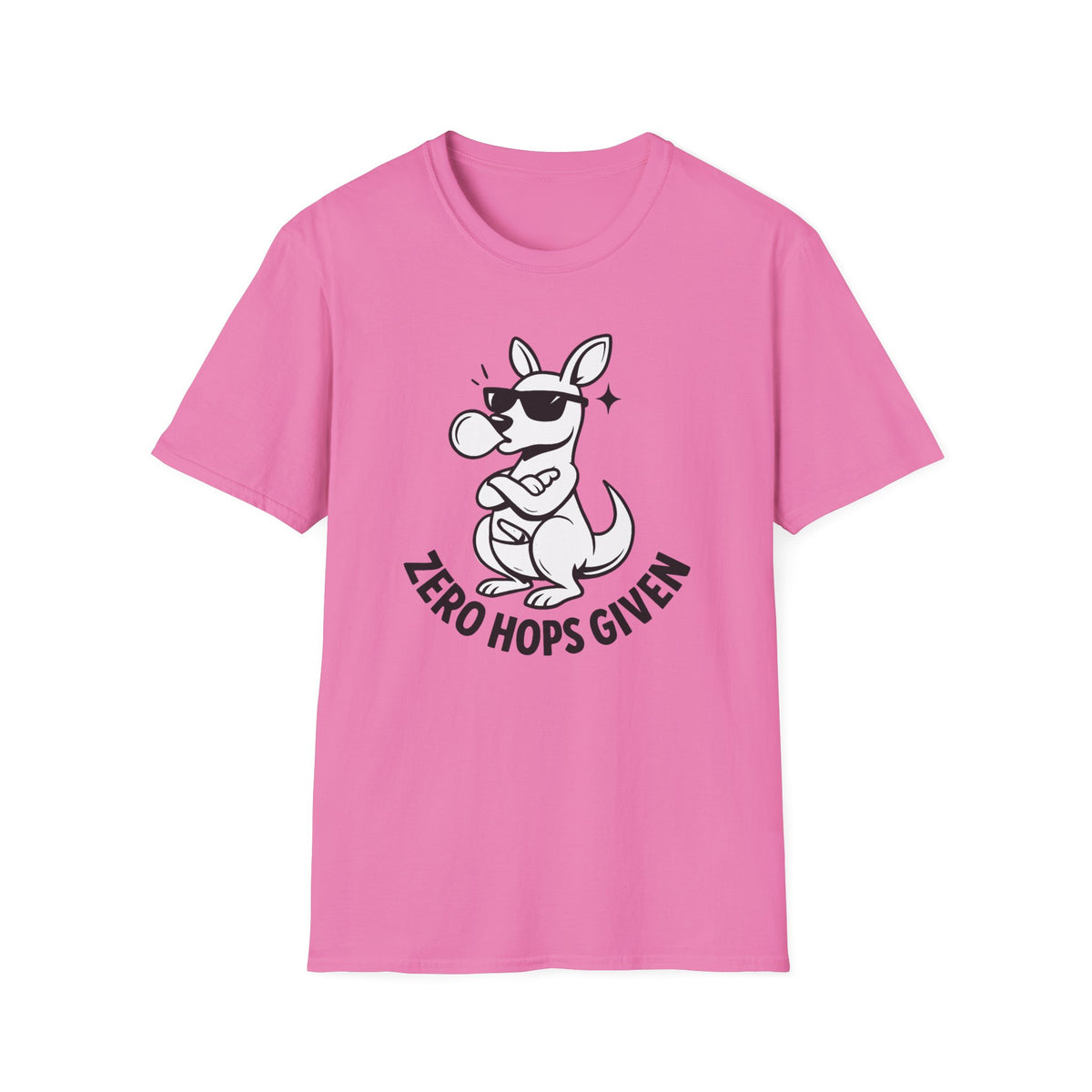 Kangaroo T-shirt - 'Zero Hops Given Tee' Softstyle Tee