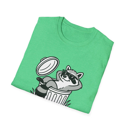 Racoon T-Shirt - 'Don't Trash My Vibe' Softstyle Tee