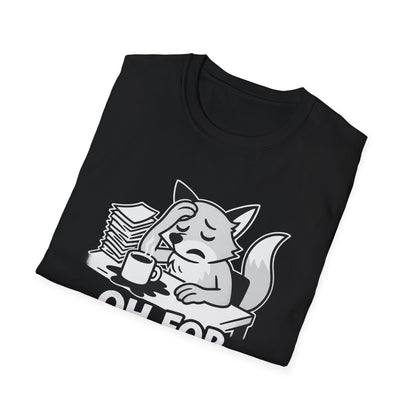 Fox T-Shirt - 'Oh For Fox Sake' Softstyle Tee