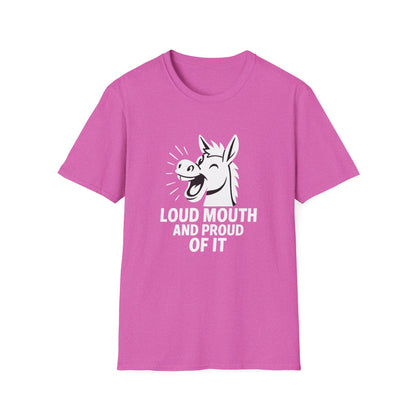 Horse T-Shirt - 'Loud Mouth' Softstyle Tee