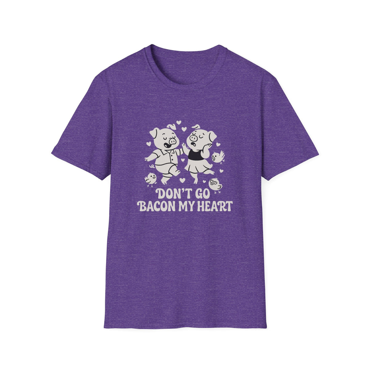 Pig T-Shirt - 'Don't Go Bacon My Heart' Softstyle Tee