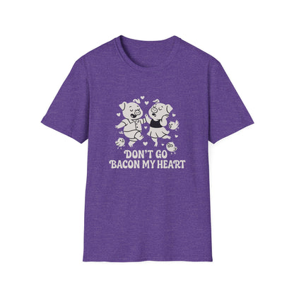 Pig T-Shirt - 'Don't Go Bacon My Heart' Softstyle Tee
