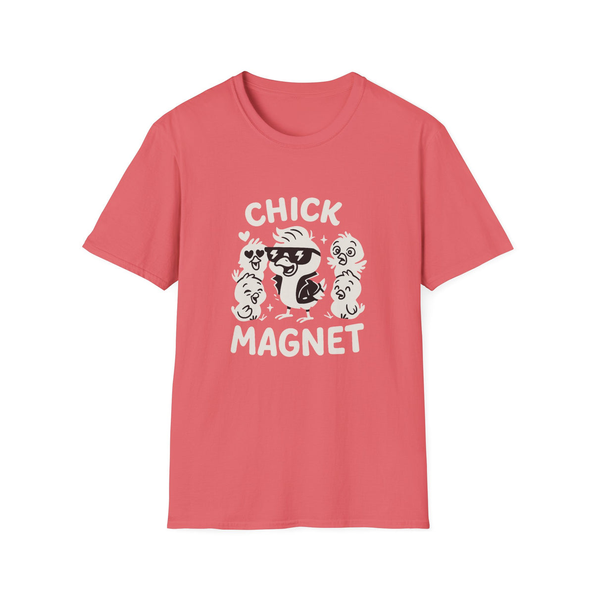 Chick T-Shirt - 'Chick Magnet' Softstyle Tee