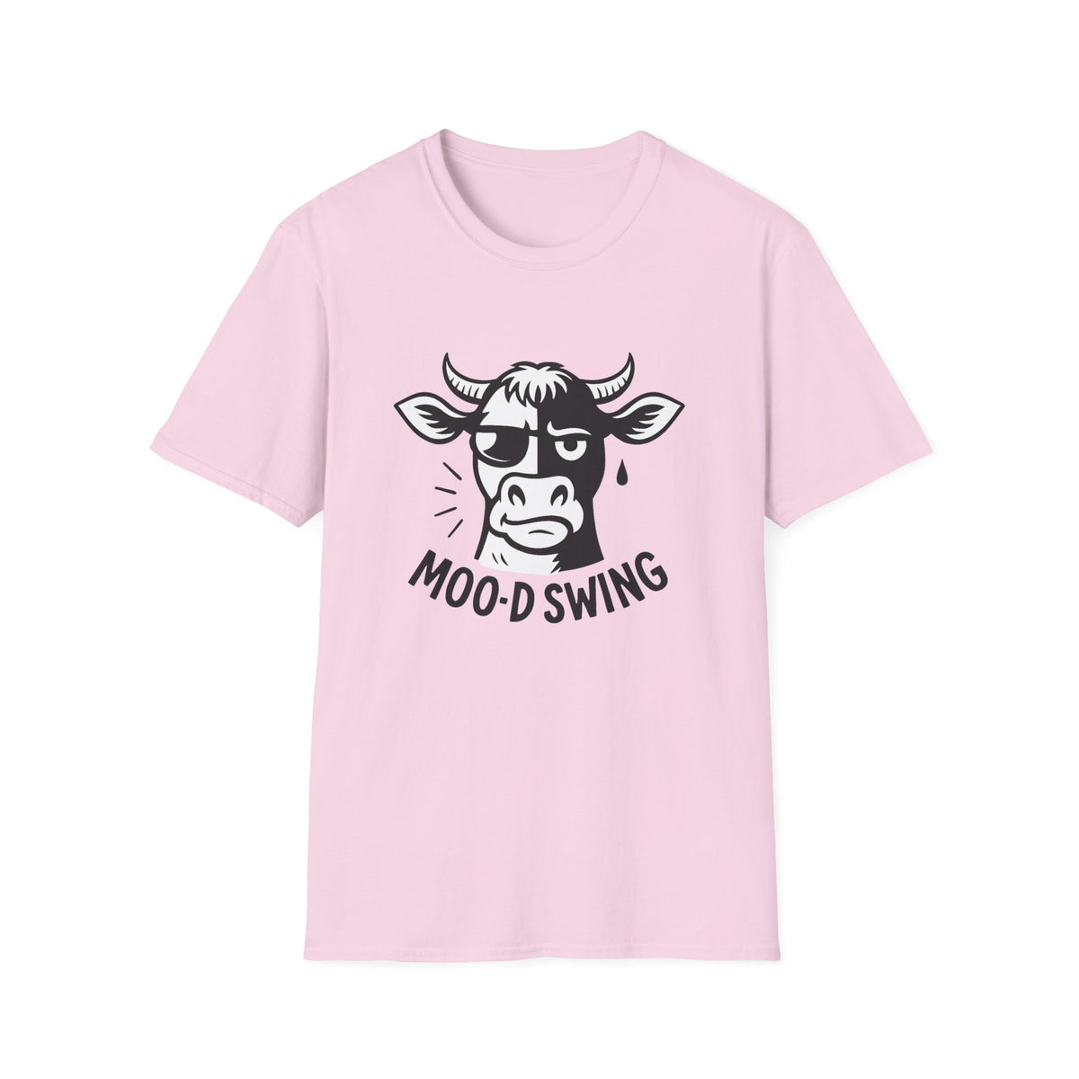 Cow T-Shirt - 'Moo-D Swing' Softstyle Tee