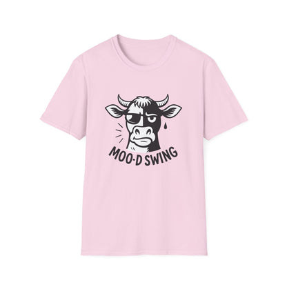 Cow T-Shirt - 'Moo-D Swing' Softstyle Tee