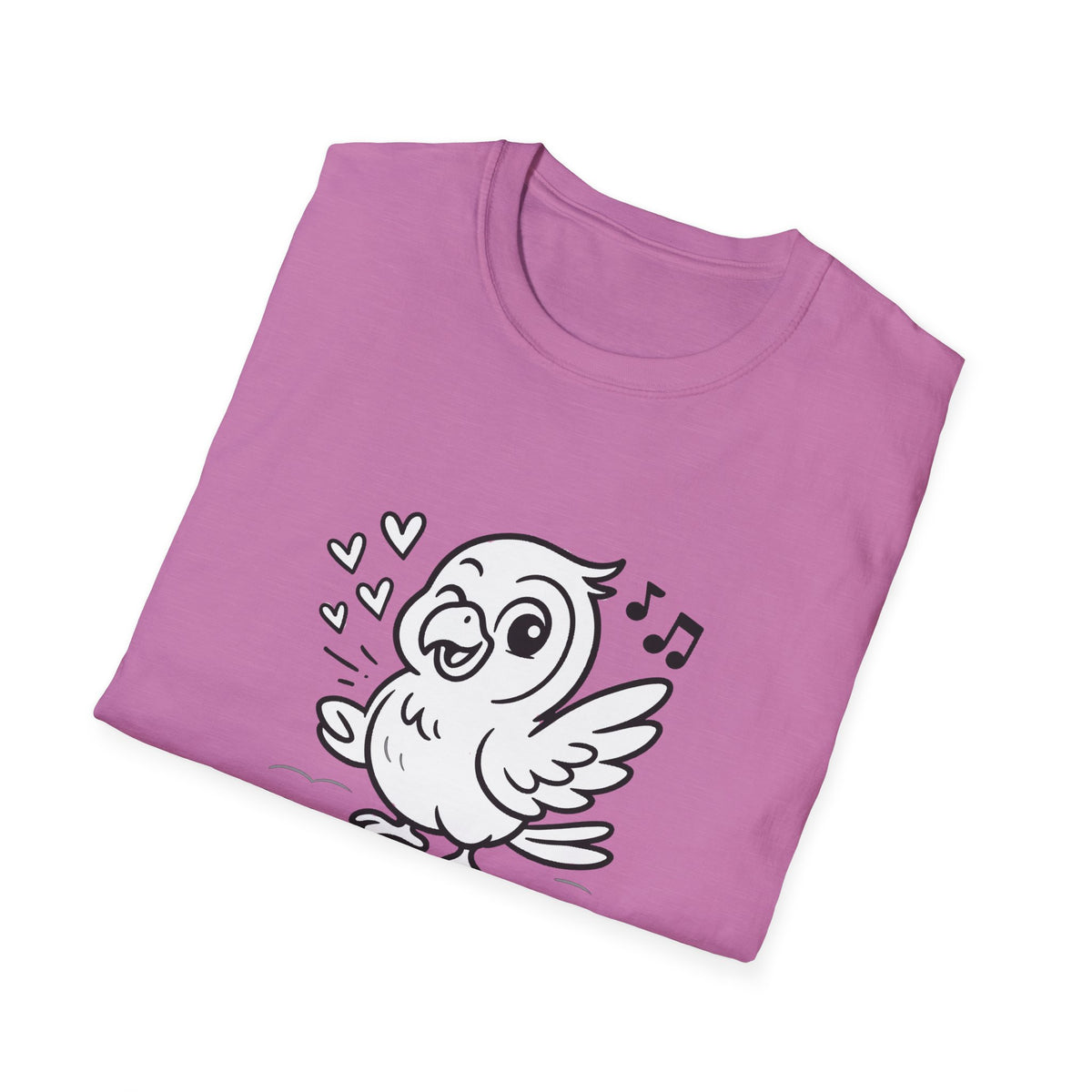 Bird T-Shirt - 'Talk Biiirdy To Me' Softstyle Tee