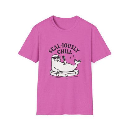Seal T-Shirt - 'Sealiously Chill' Softstyle Tee