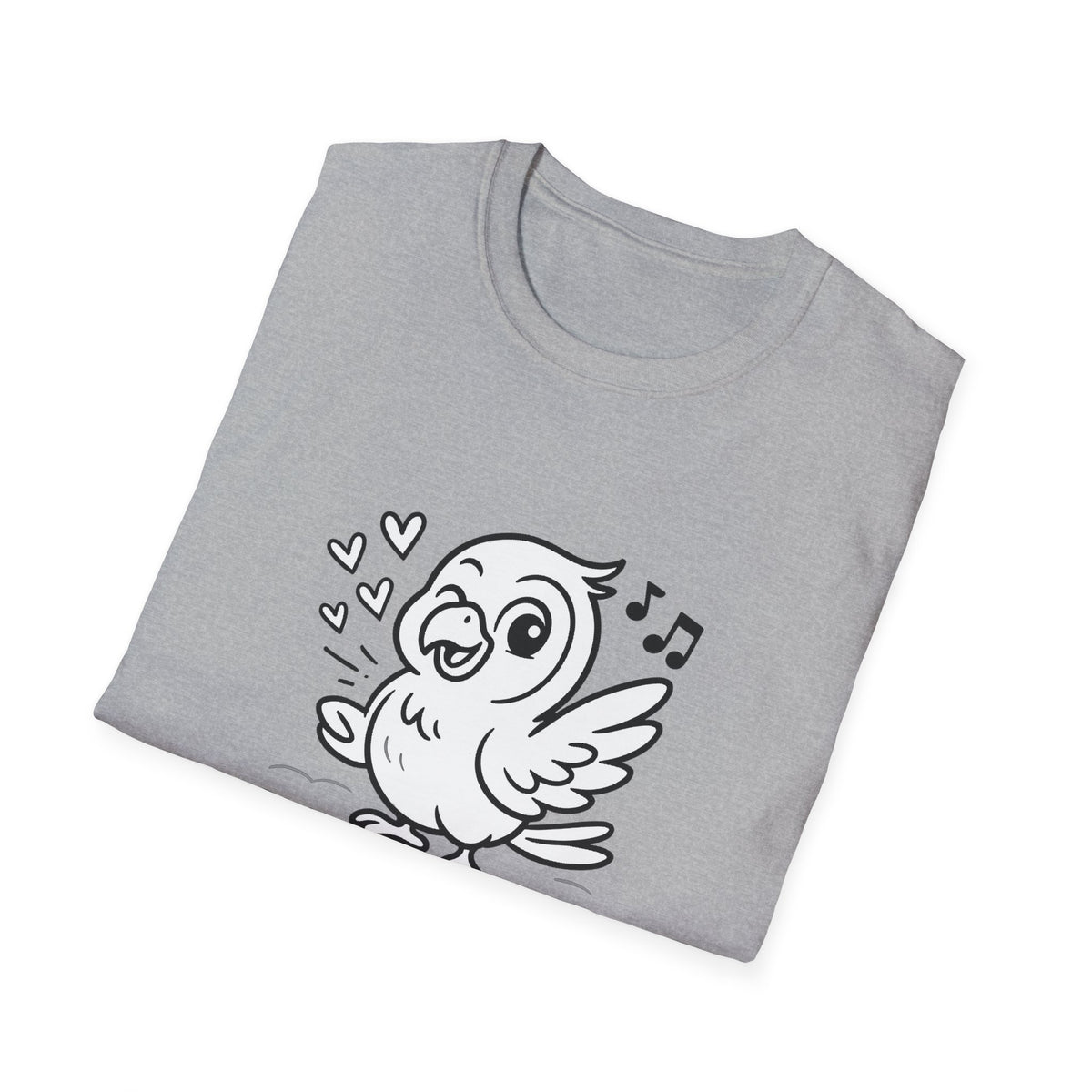 Bird T-Shirt - 'Talk Biiirdy To Me' Softstyle Tee
