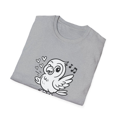 Bird T-Shirt - 'Talk Biiirdy To Me' Softstyle Tee