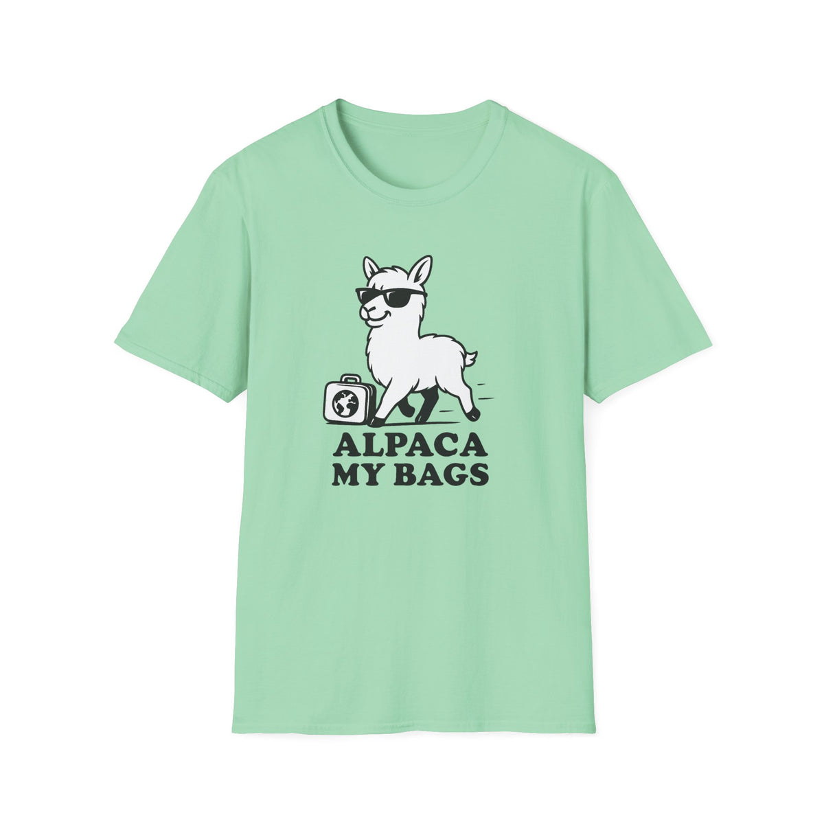 Alpaca T-Shirt - 'Alpaca My Bags' Softstyle Tee