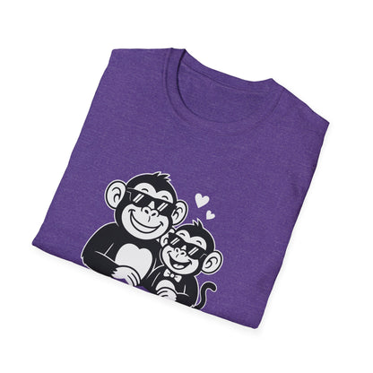 Monkey T-Shirt - 'Chimp Off the Old Block' Softstyle Tee