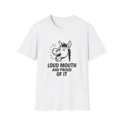 Horse T-Shirt - 'Loud Mouth' Softstyle Tee