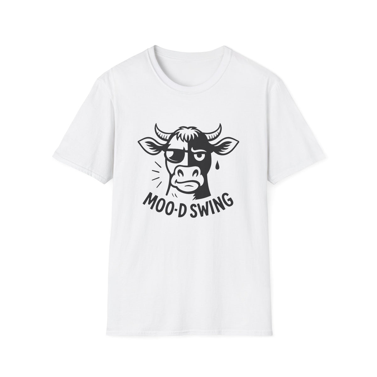 Cow T-Shirt - 'Moo-D Swing' Softstyle Tee