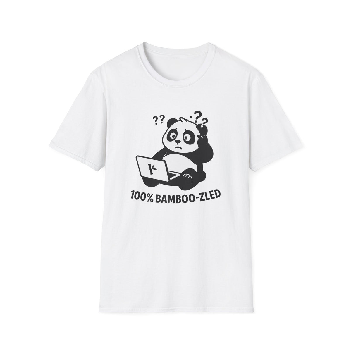 Panda T-Shirt - '100% Bamboozled' Softstyle Tee
