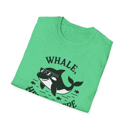 Whale T-Shirt - 'Whale Hello There' Softstyle Tee