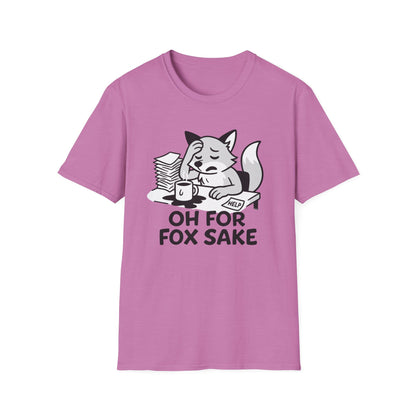 Fox T-Shirt - 'Oh For Fox Sake' Softstyle Tee