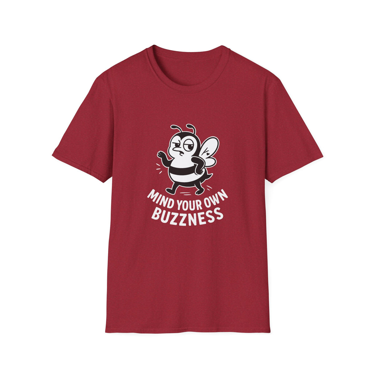 Bee T-Shirt - 'Mind Your Own Buzzness' Softstyle Tee