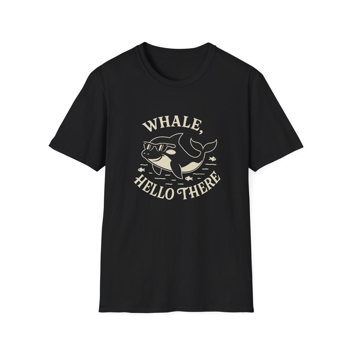 Whale T-Shirt - 'Whale Hello There' Softstyle Tee
