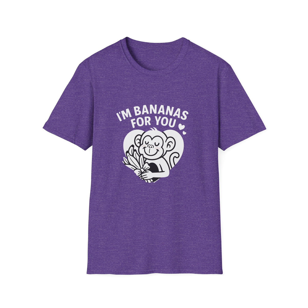 Monkey T-Shirt - 'I'm Bananas For You' Softstyle Tee
