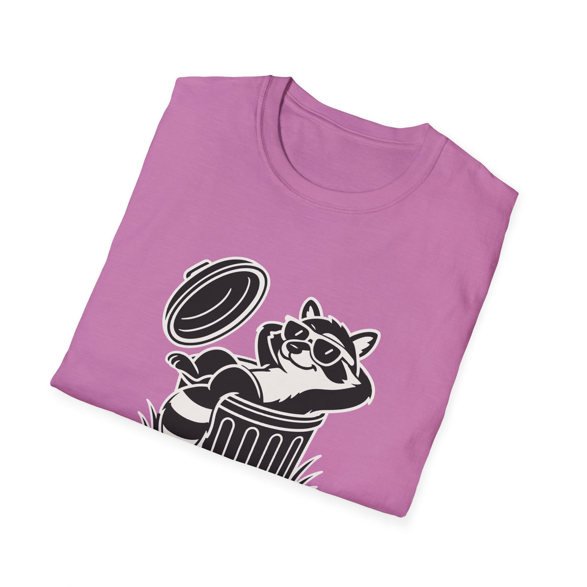 Racoon T-Shirt - 'Don't Trash My Vibe' Softstyle Tee