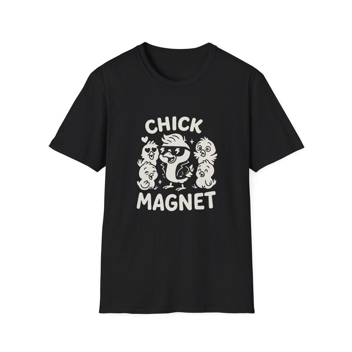 Chick T-Shirt - 'Chick Magnet' Softstyle Tee