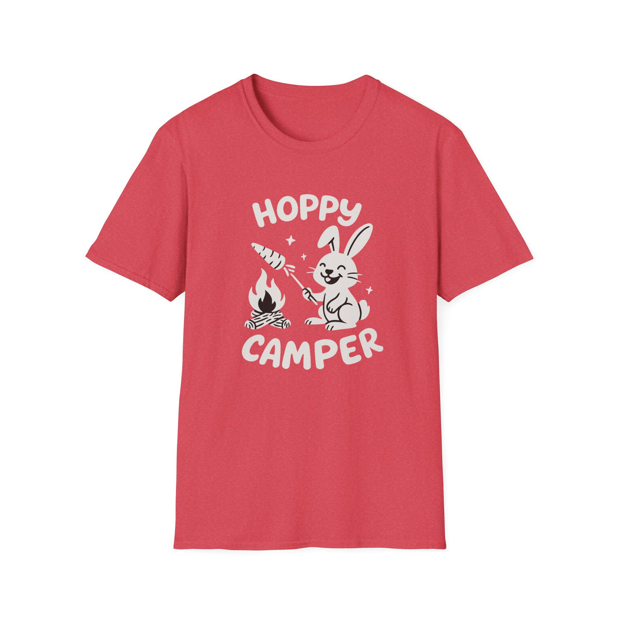 Rabbit T-Shirt - 'Hoppy Camper' Softstyle Tee