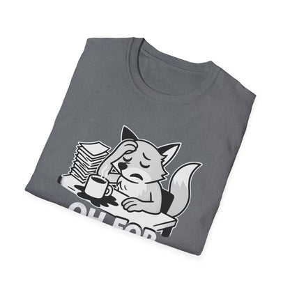 Fox T-Shirt - 'Oh For Fox Sake' Softstyle Tee