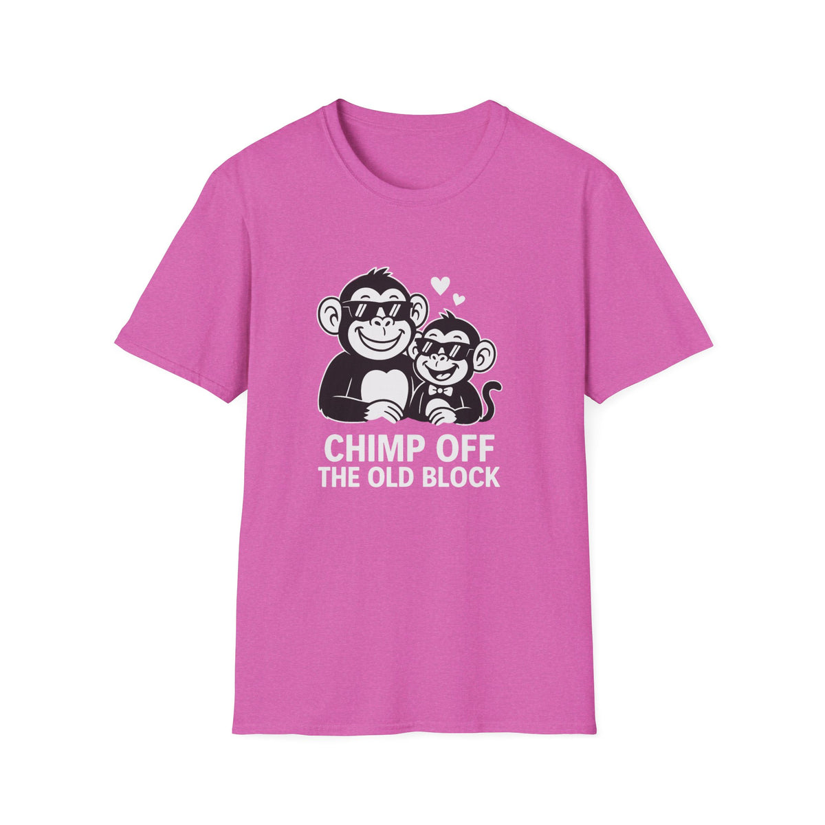 Monkey T-Shirt - 'Chimp Off the Old Block' Softstyle Tee
