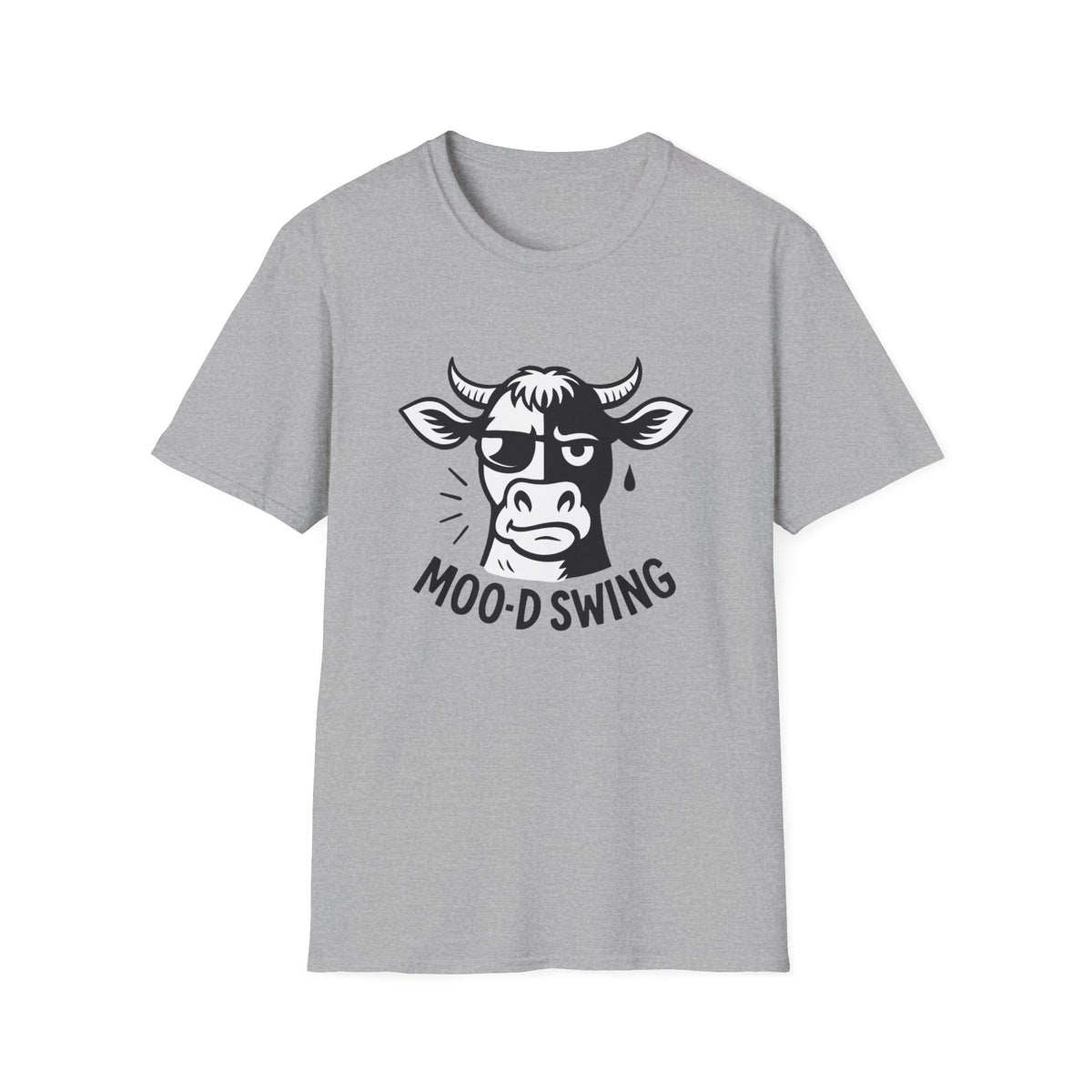 Cow T-Shirt - 'Moo-D Swing' Softstyle Tee