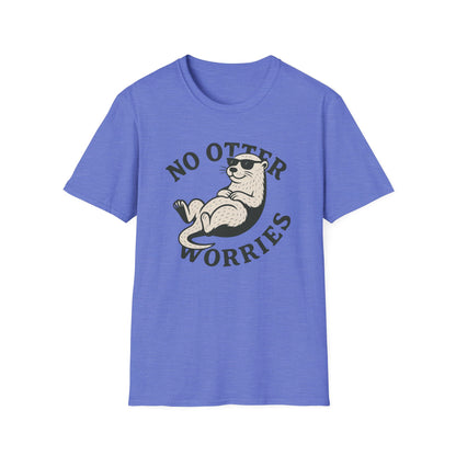 Otter T-Shirt - 'No Otter Worries' Softstyle Tee
