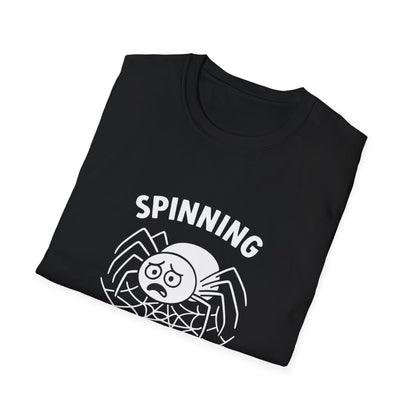Spider T-Shirt - 'Spinning Out of Control' Softstyle Tee