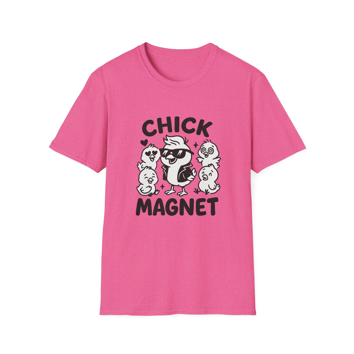 Chick T-Shirt - 'Chick Magnet' Softstyle Tee