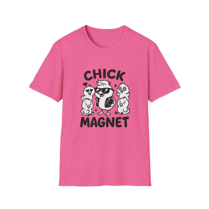 Chick T-Shirt - 'Chick Magnet' Softstyle Tee