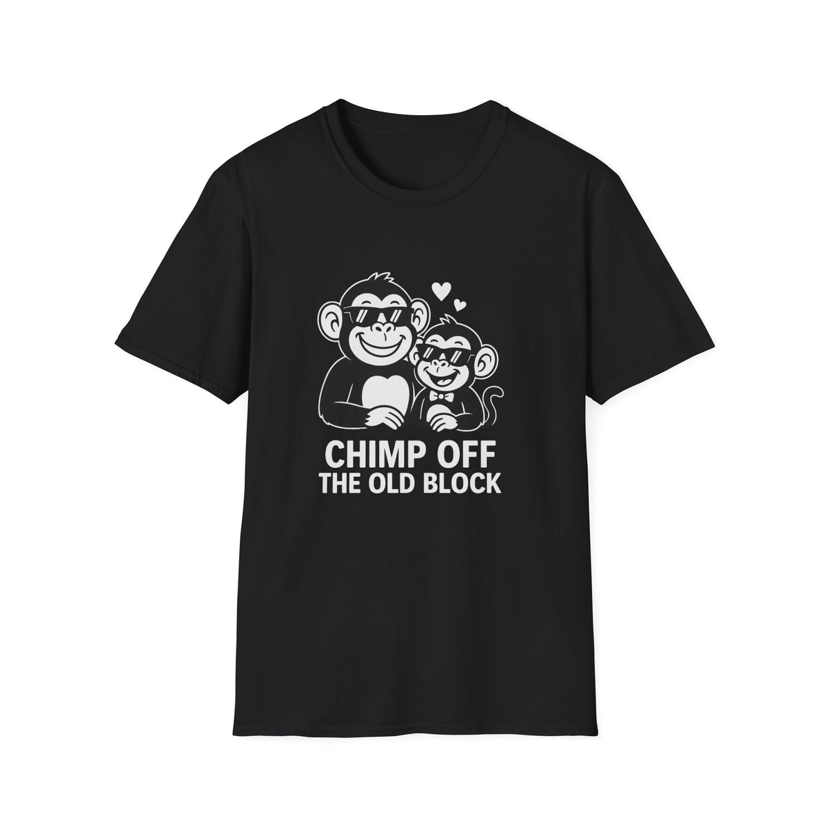 Monkey T-Shirt - 'Chimp Off the Old Block' Softstyle Tee